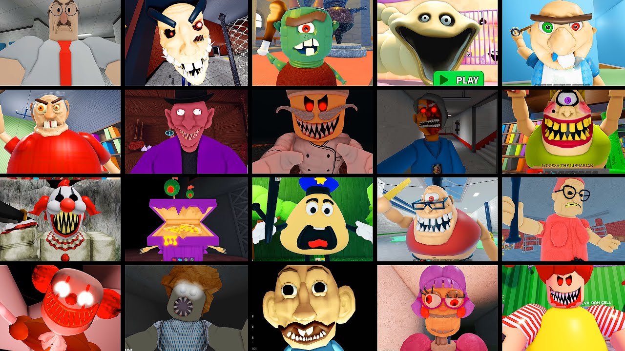 GREAT SCHOOL BREAKOUT!,SIR SCARY'S MANSION,DHUUR'S DUNGEON,Team Dentist,Tim Farm,ROBLOX JUMPSCARES