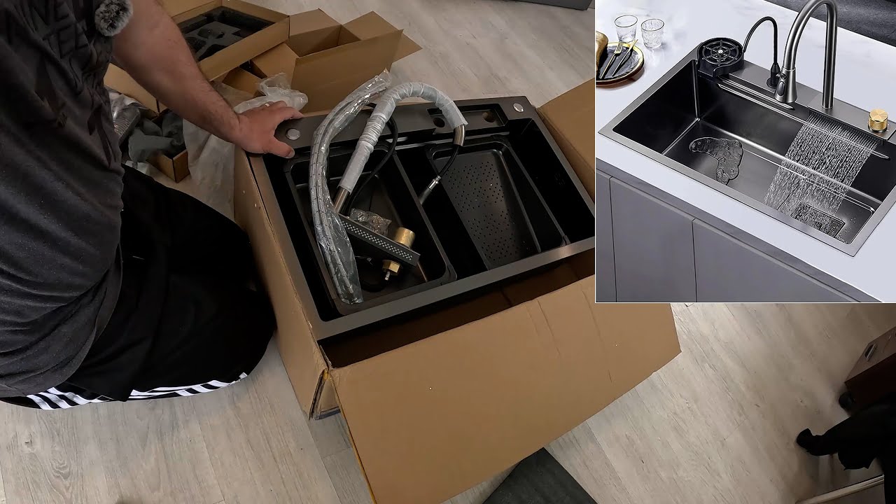 Chiuveta Moderna cu Dus si Cascada - Transformare pentru Bucatarie! DALIMAG.ro