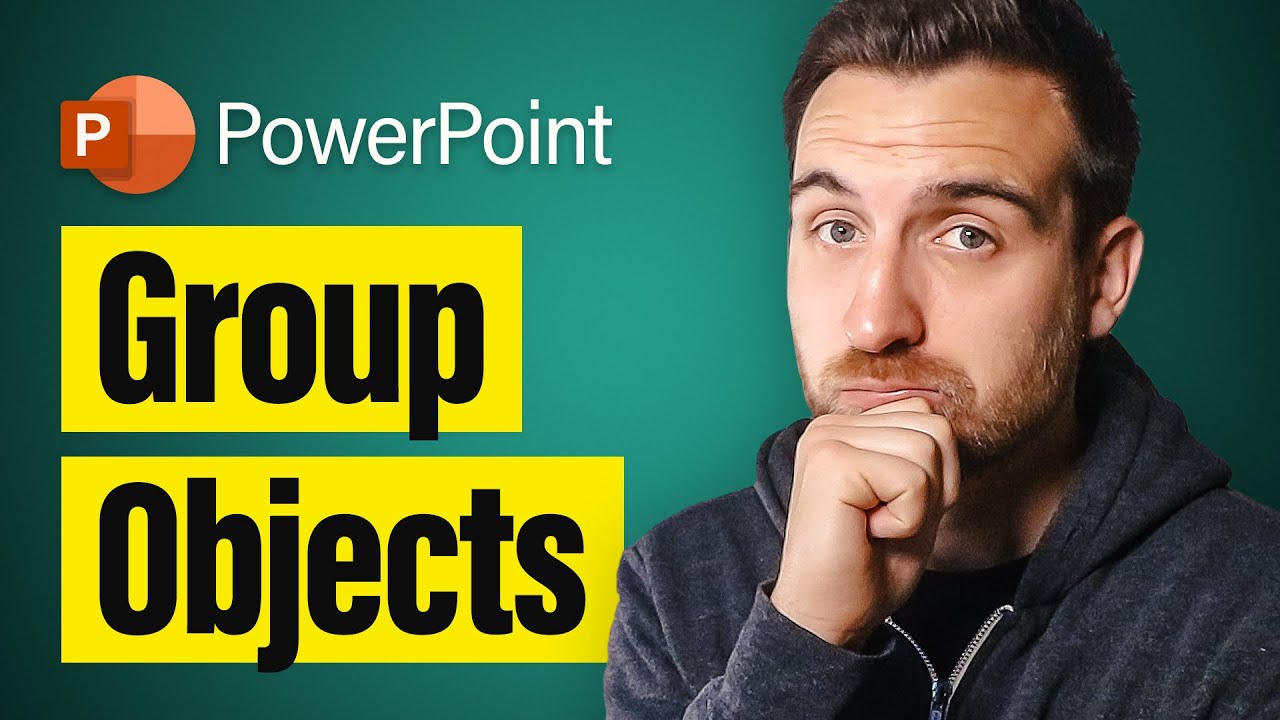 Как группировать объекты в PowerPoint