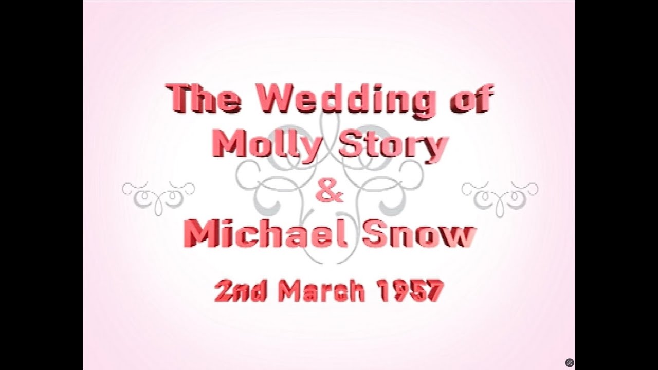 1957-03-02 Wedding of Molly Story and Michael Snow