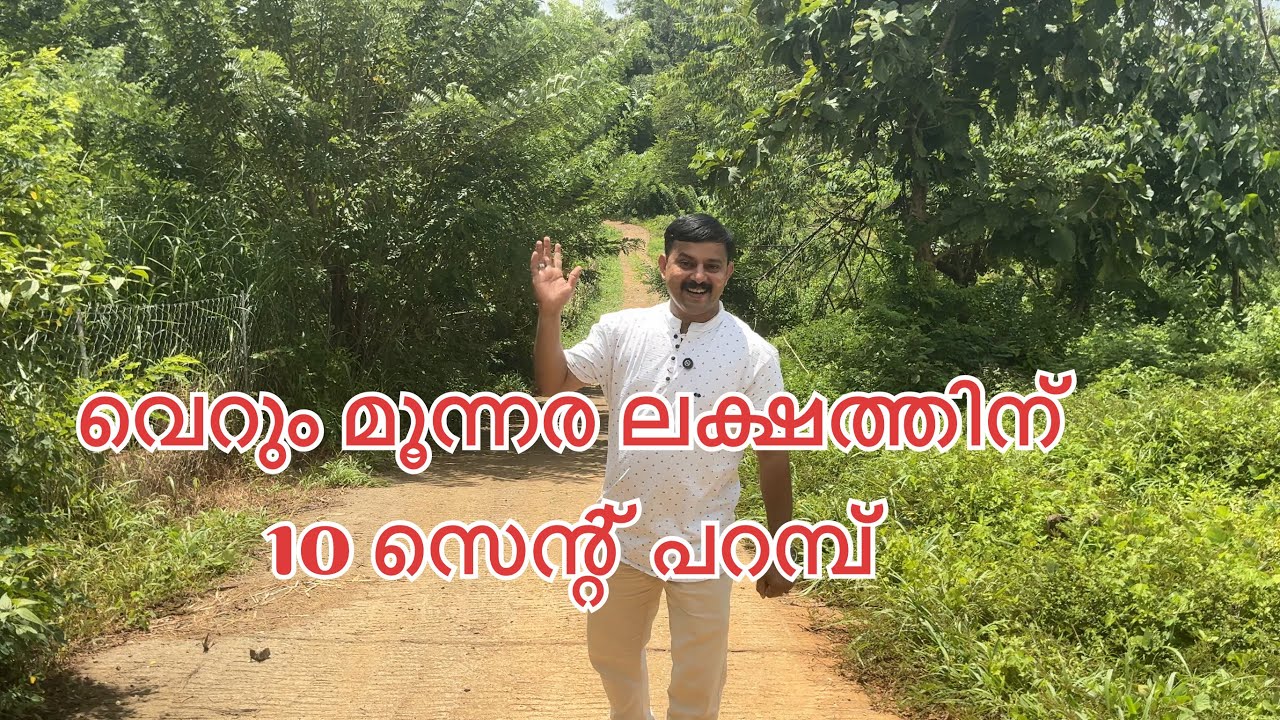 #NP965# വെറും മൂന്നര ലക്ഷം #കുറഞ്ഞ വിലയിൽ 10 സെന്റ്‌ # പറമ്പ് Low price land for sale #