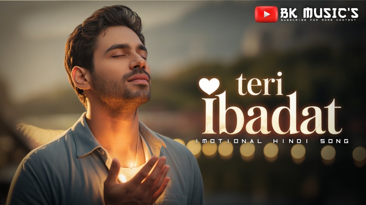 Teri ibadat 🤲 | Heart touching song | Bk music's official | Hindi Ai song 