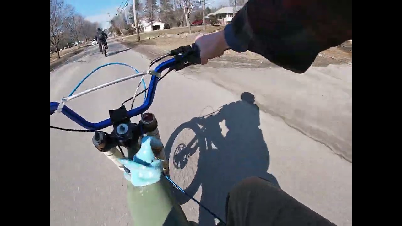 Motorized bicycle rdm piaggio full throttle no clutch slip. Finally
