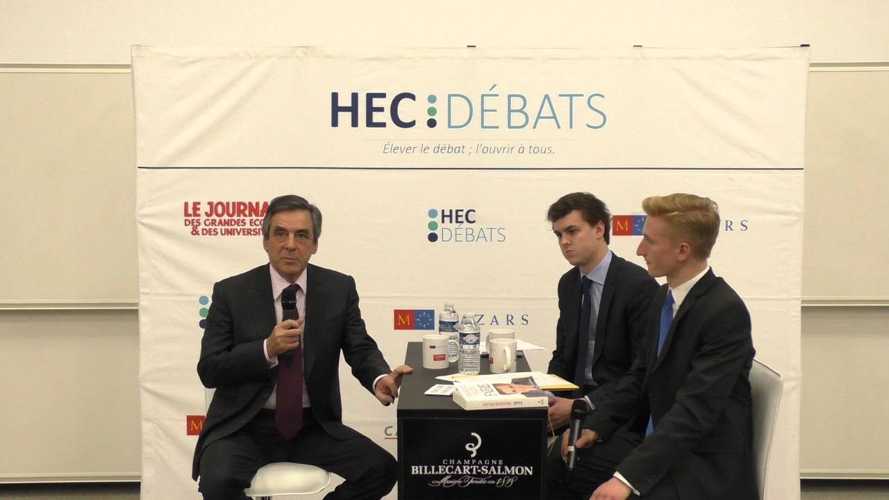 François Fillon à HEC Débats - Conférence