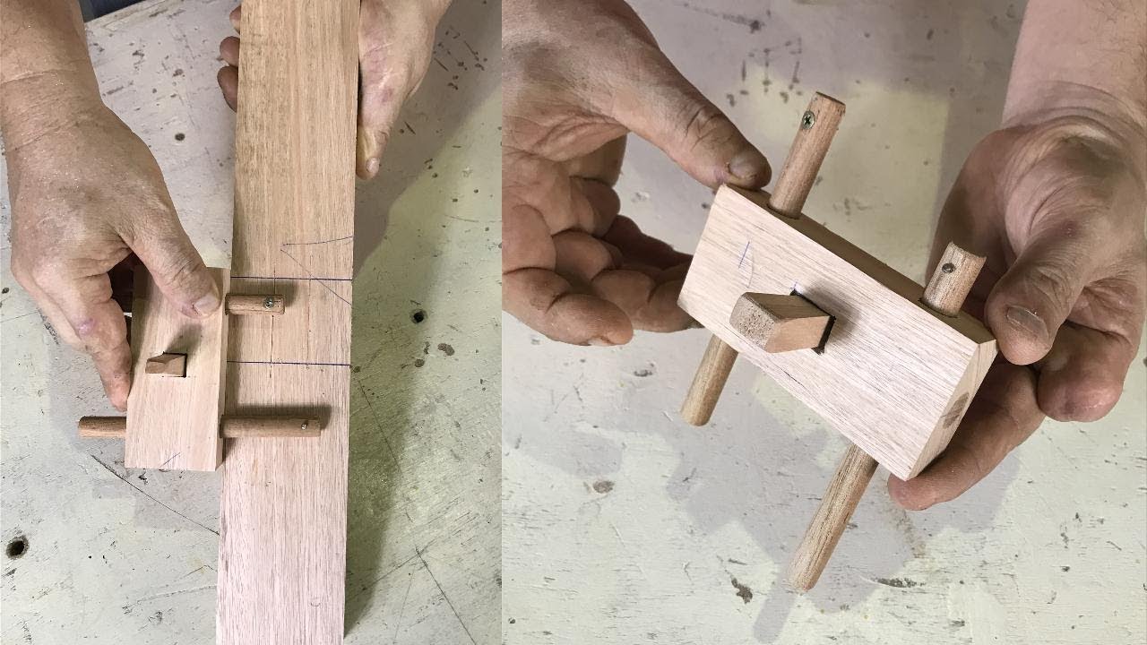 GRAMIL TRADICIONAL PARA MARCACIÓN DOBLE - PASO A PASO - TUTORIAL DE CARPINTERÍA