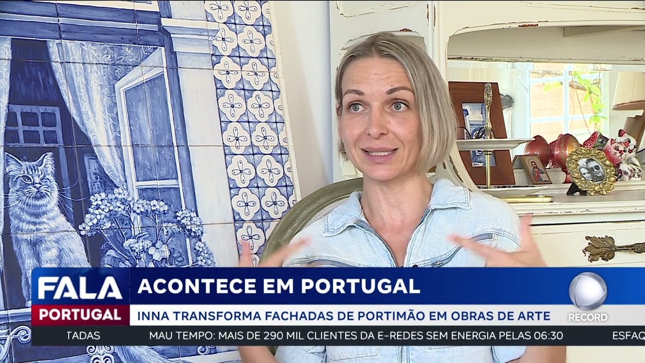 Acontece em Portugal: Pintura de azulejos em aguarela