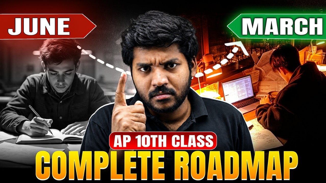 Complete Roadmap 😳🔥 | From June to March Strategy | AP 10th Class