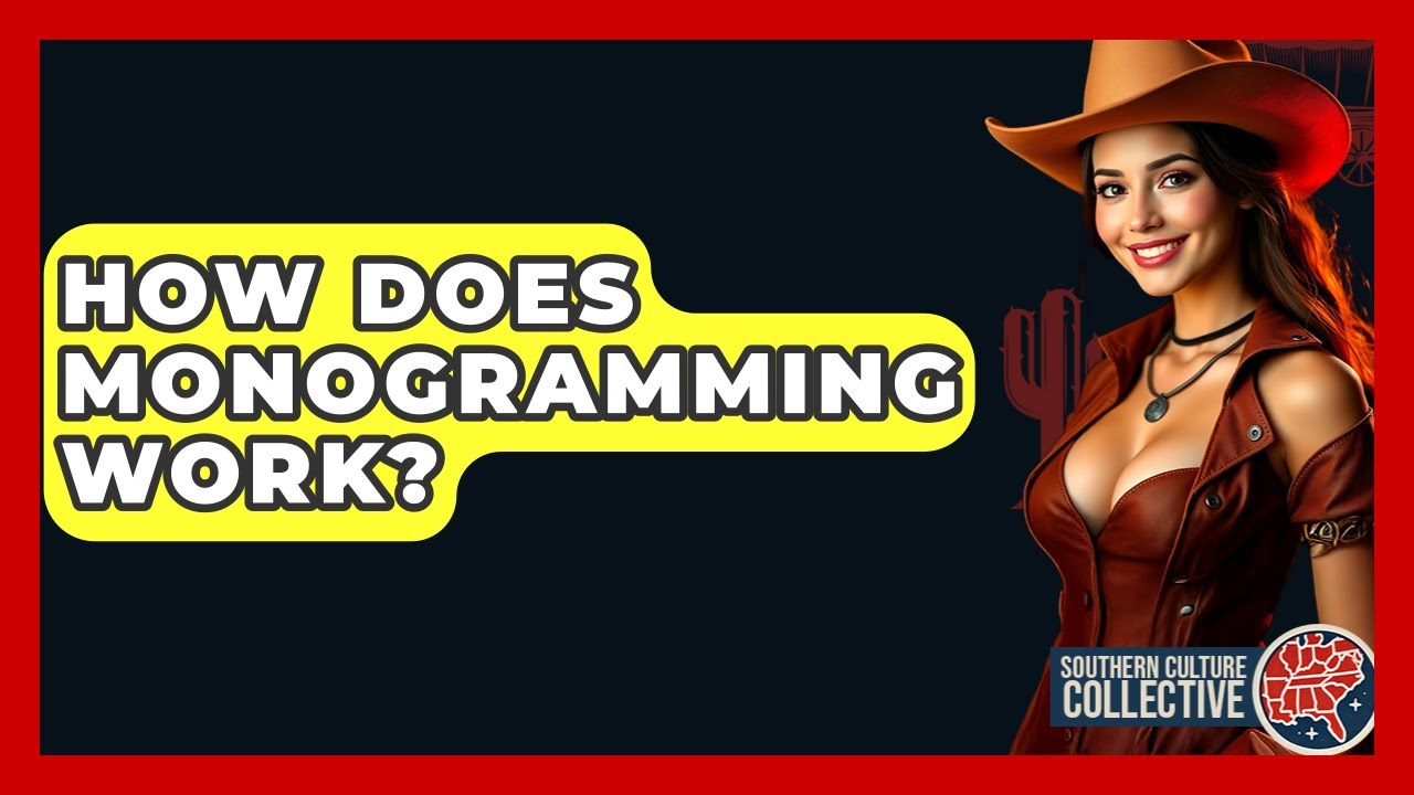 How Does Monogramming Work? - Southern Culture Collective