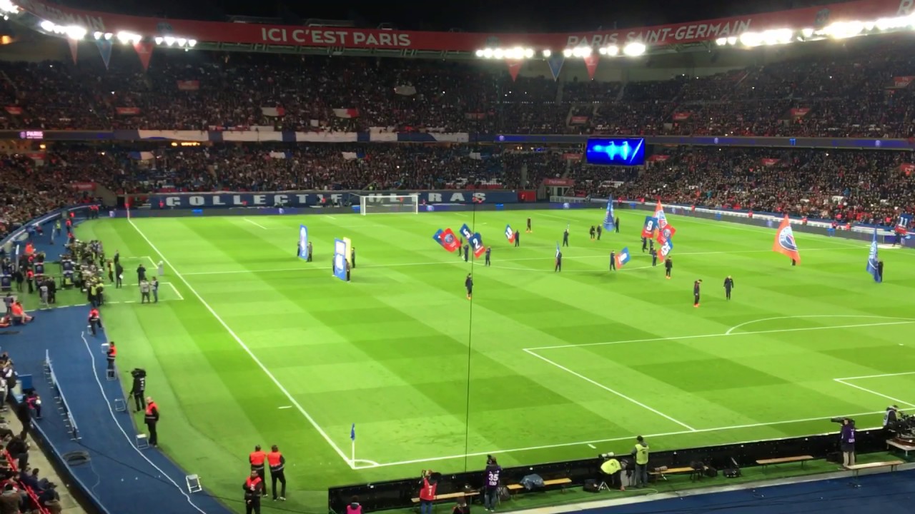 ENTRÉE JOUEURS PSG-LYON 2016/2017