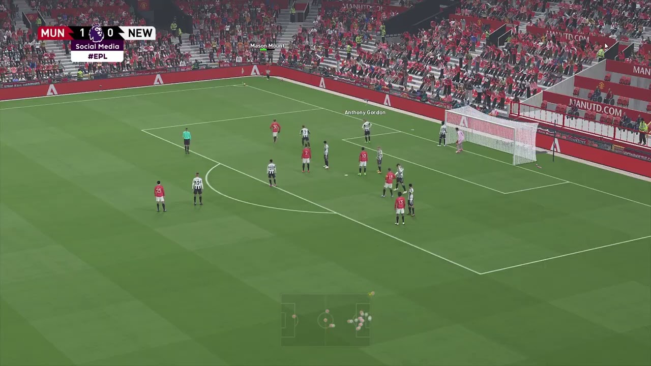 FOOTBALL LIFE 2026 EPL MAN UTD VS NEWCASTLE