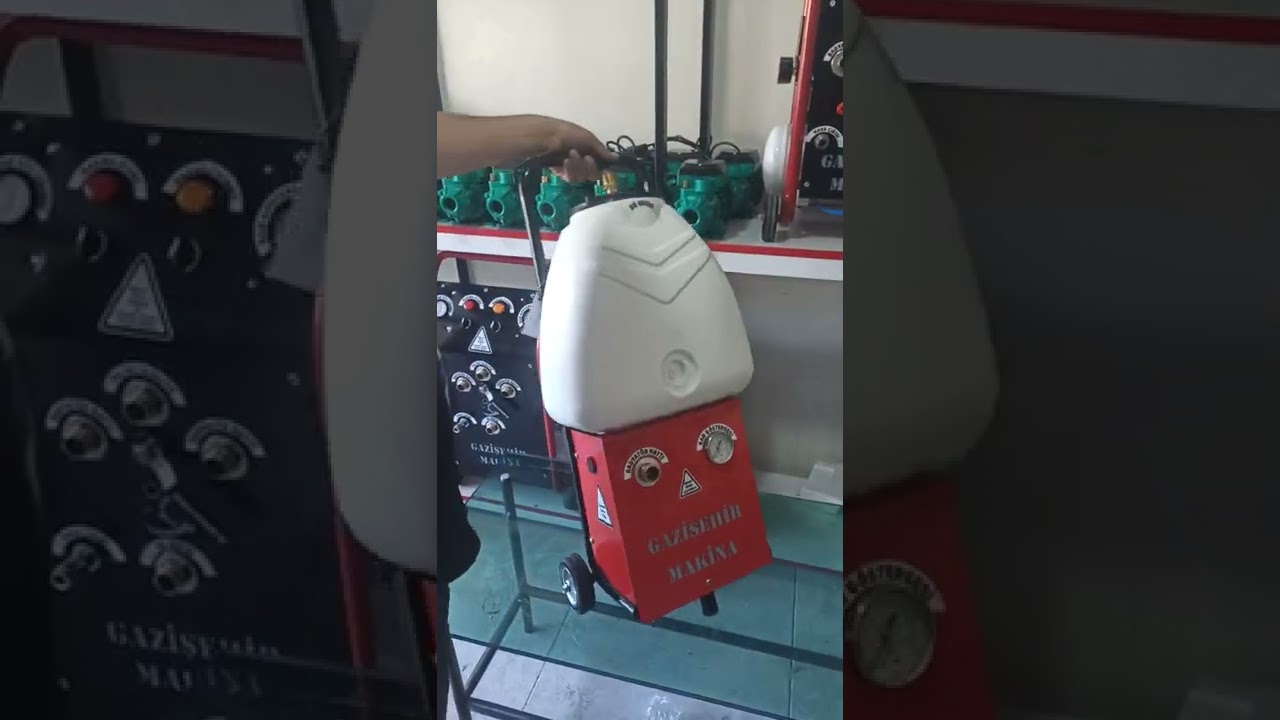 eşanjör ve petek temizleme makinası