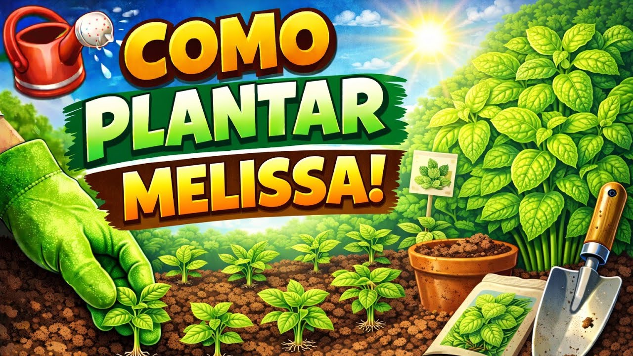 COMO GERMINAR ERVA CIDREIRA (MELISSA)