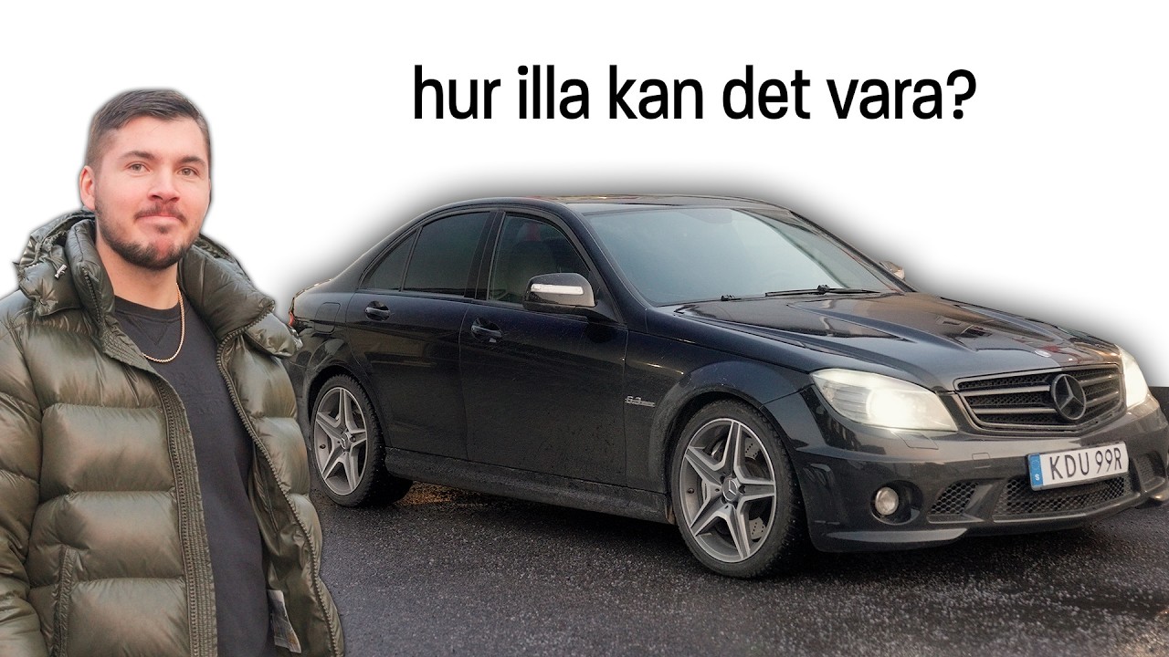 K&Ouml;PER SVERIGES BILLIGASTE C63 AMG * LITAUEN IMPORT*