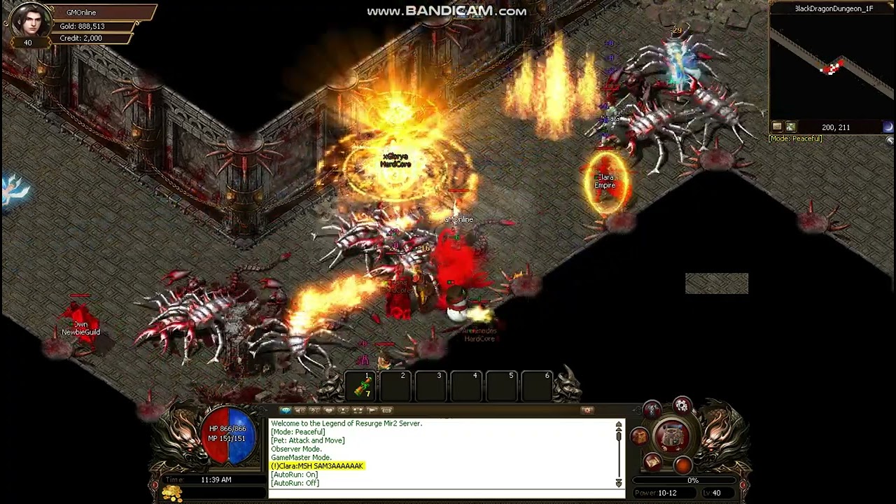 Legend Of Mir2 Resurge - Cave PVP Fight