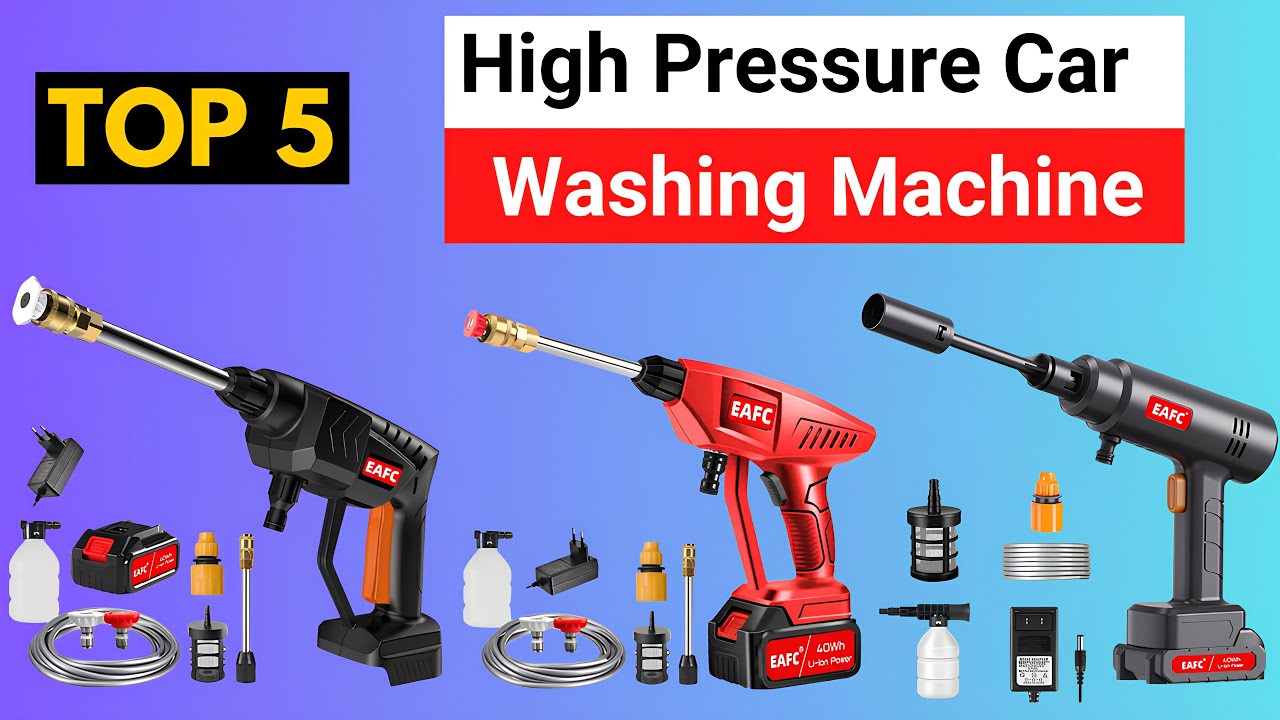Top 5 Best High Pressure Car Washing Machine Review in 2026