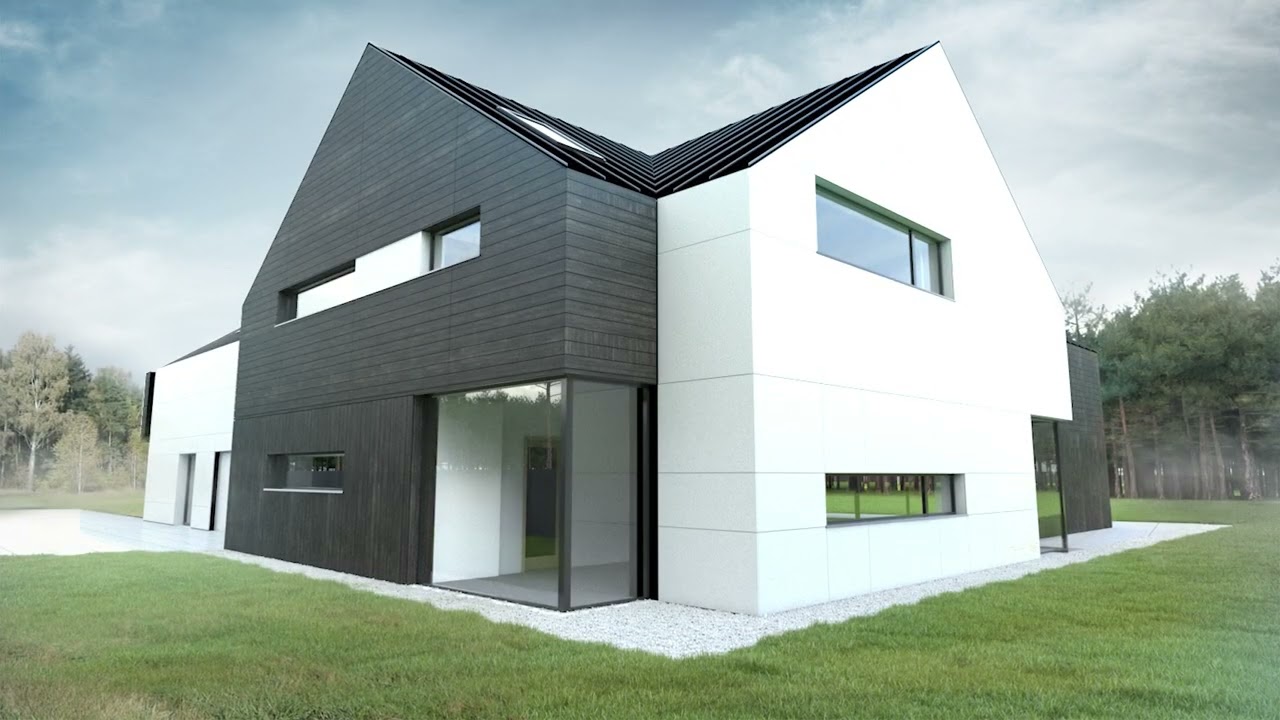 Nowoczesna Stodoła od BIAMS Architekt domów cała Polska