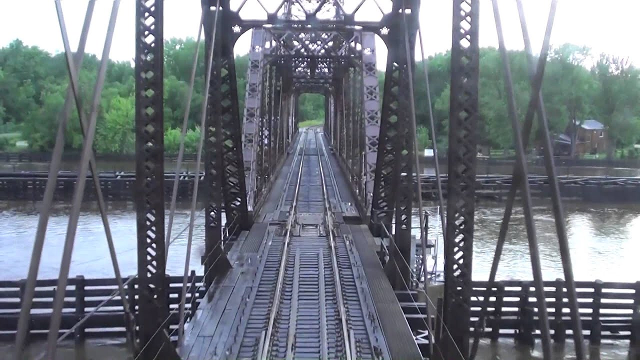 Amtrak Ride Empire Builder Mississippi River Crossings - 6/23/14