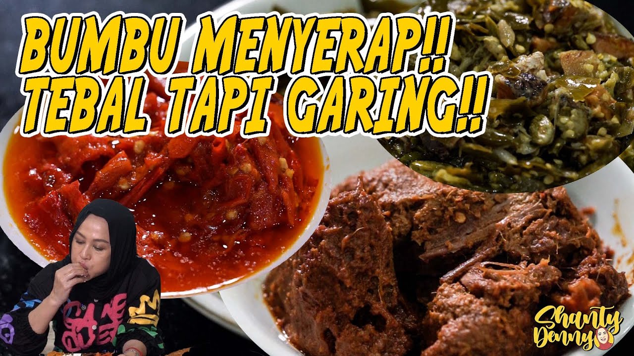 BUMBU MENYERAP!! TEBAL TAPI GARING!! MASAKAN PADANG UNI SARI!!