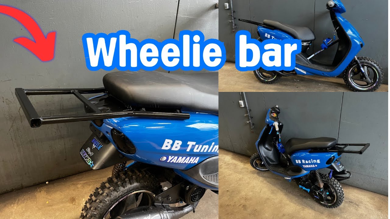 Wheelie Bar Yamaha Neos) Homemade