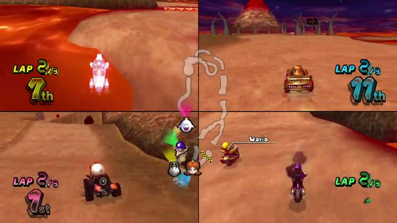 Mario Kart Wii Custom Tracks (History) ✦ 4 Players #750 (3 Tracks) 150cc