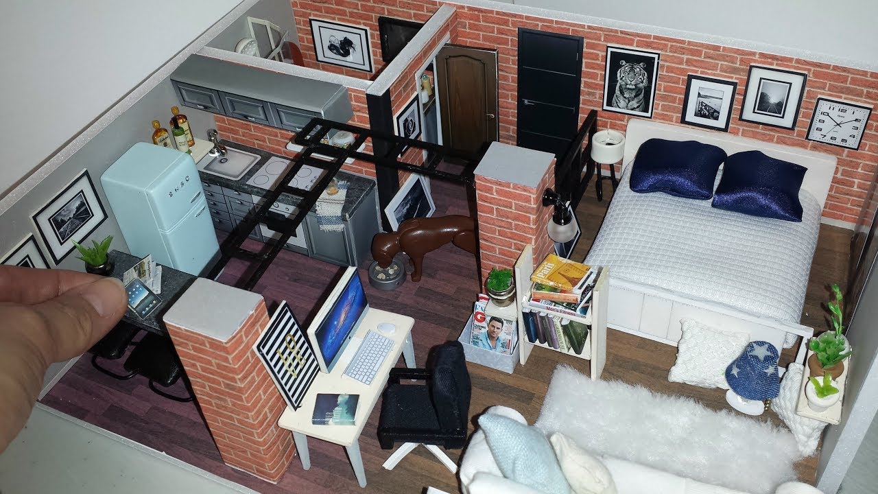 DIY Miniature NYC Dollhouse Apartment