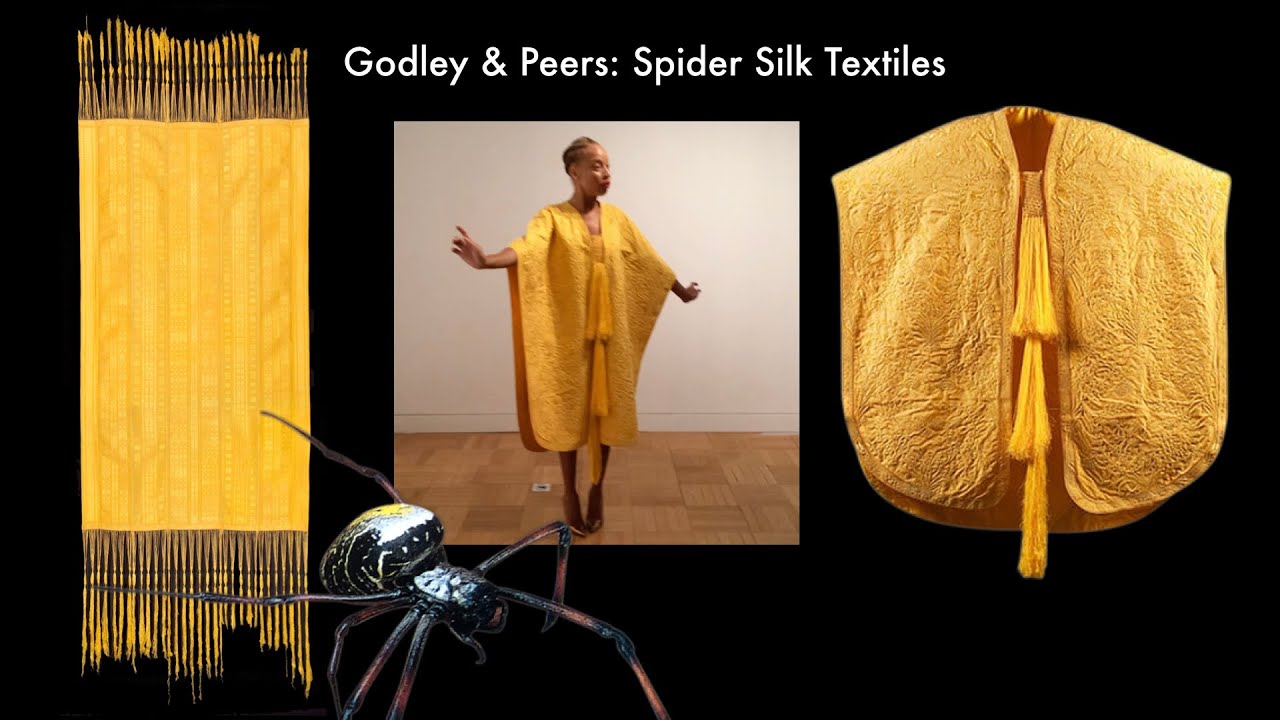 Godley and Peers Spider Silk textiles