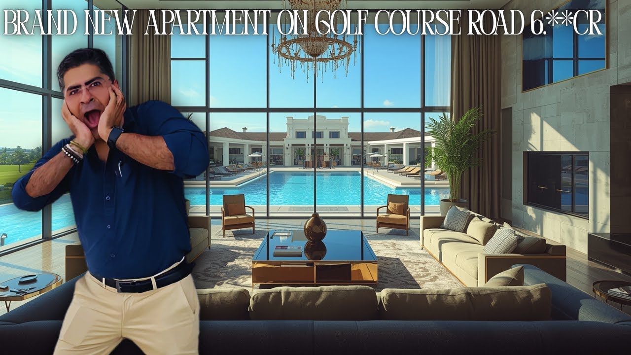 The Steal of the Century: Golf Course Road's 4.5 bhk 3550 Sq Ft Masterpiece project at 6.**CR #home