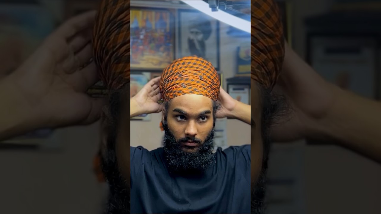 Turban shorts #turbantutorial #turbanstyle #wmk #turban #lover #trending #viral #shorts #edit #pagg