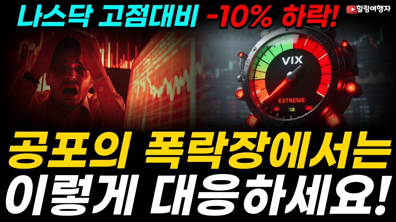바닥인 줄 알고 샀다가 지하실 구경? 공포의 미국증시, 멘탈 꽉 잡고 -2% 폭락장엔 이렇게 대응하세요!