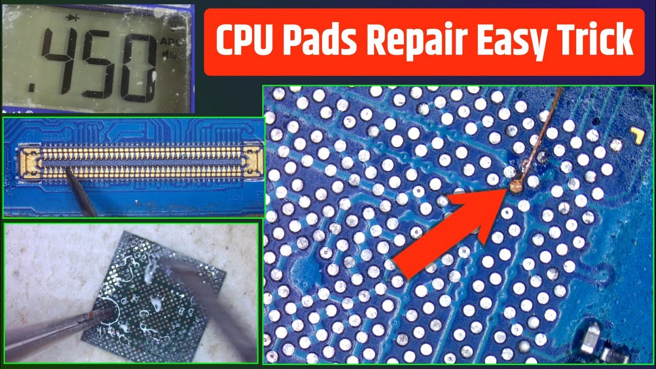 Samsung M12, A12 Graphic Problem Solution | Mobile cpu damage pads repair