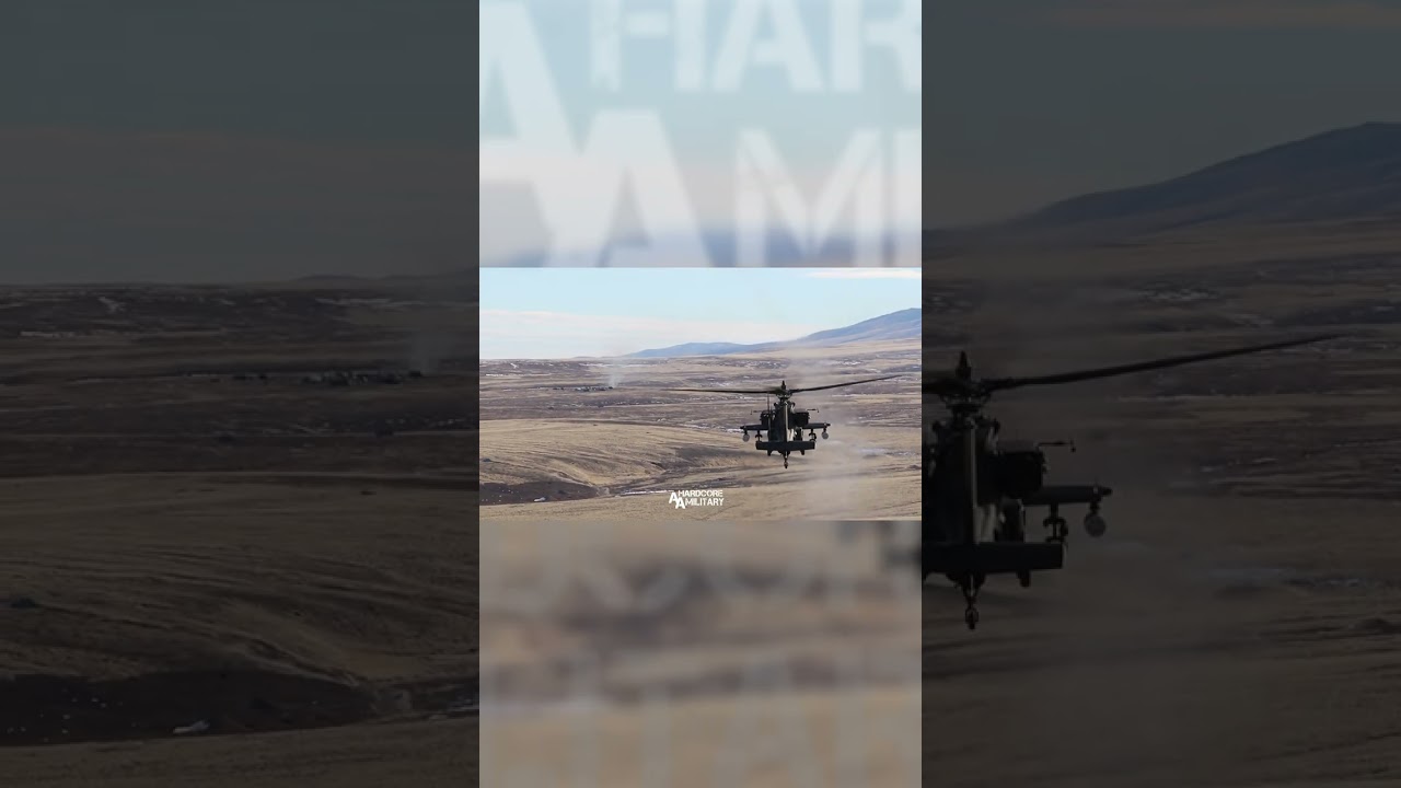 Hellfire Missile Shoot B-Roll | AA Hardcore Military #shorts
