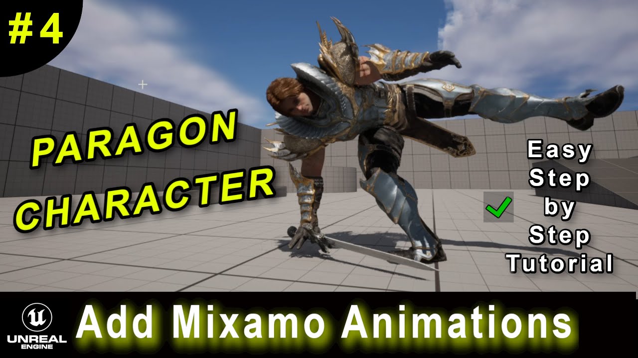 Paragon Characters #4: Add Mixamo Animations in UE5 (Step-by-Step Tutorial)