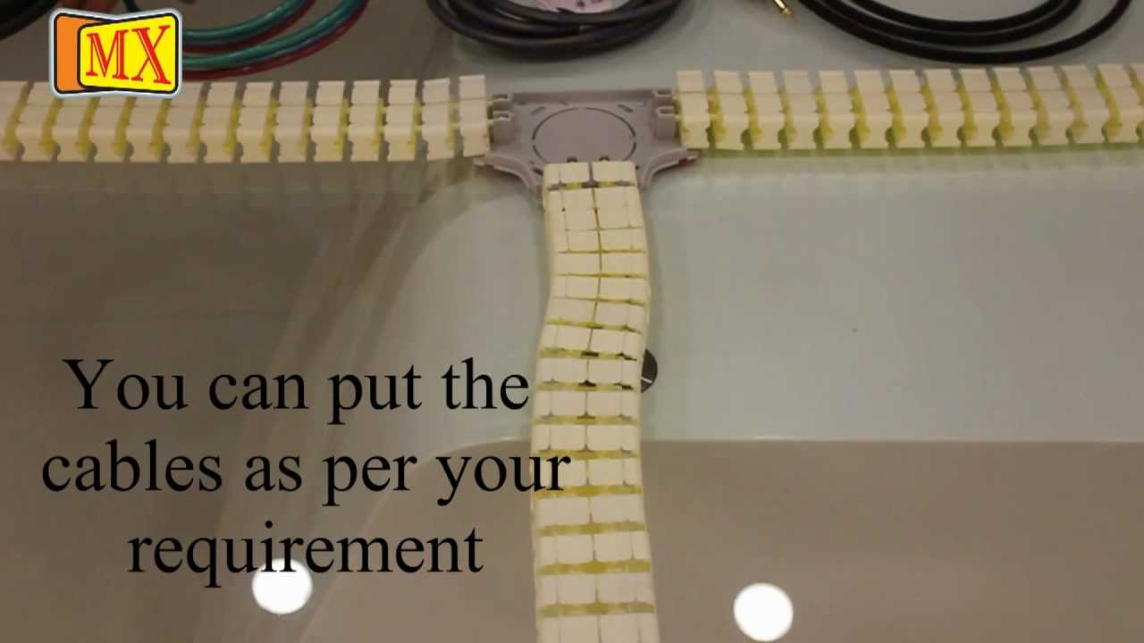 Table Cable Organizer Cable Management to Organise the messy cable at home and office