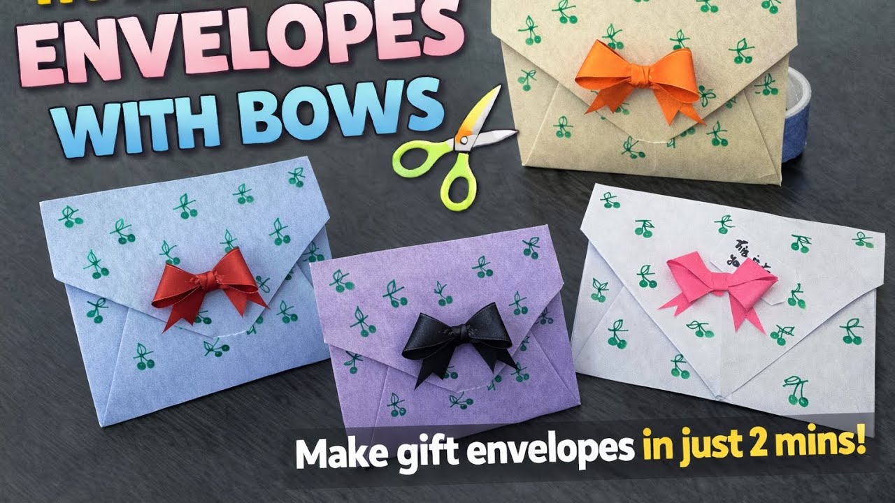 Gift Envelope 💌💌💖💝 #diy #trending #craft #art #handmade #easy #explore #origami #papercraft #viral