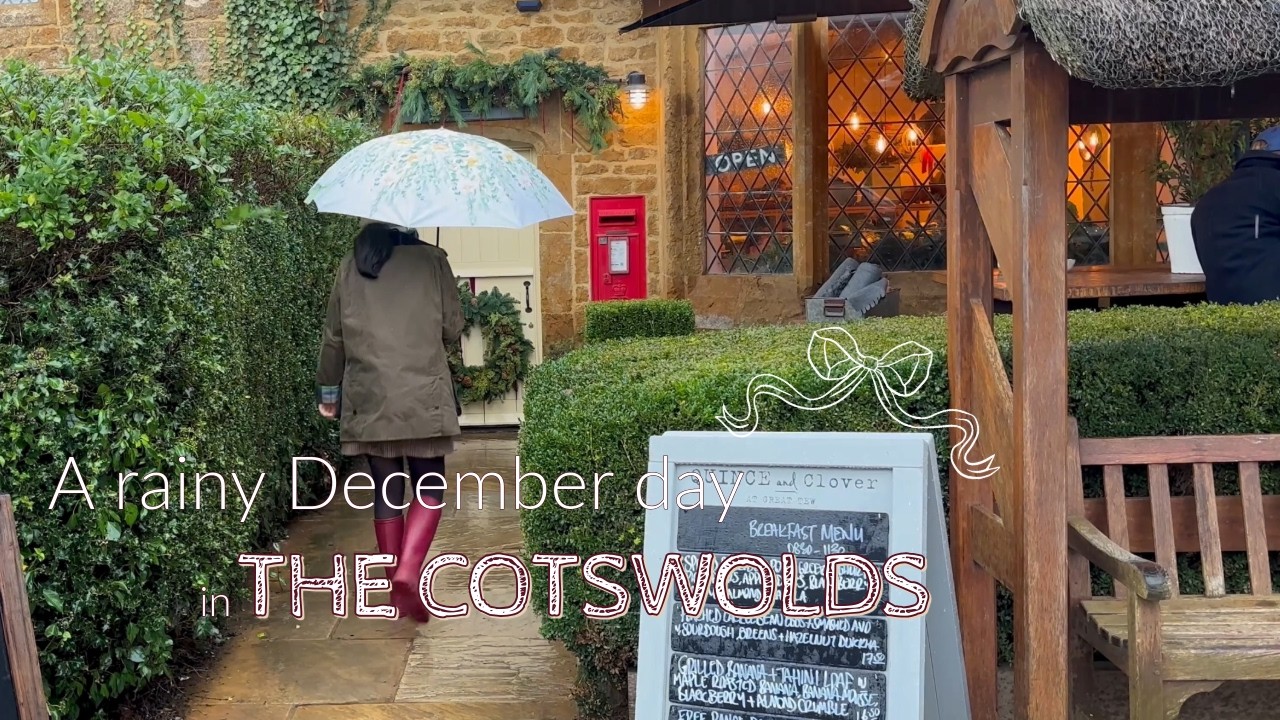 DECEMBER IN THE COTSWOLDS | Festive cafes, Winter Drives & Designers Life 🎄🚜