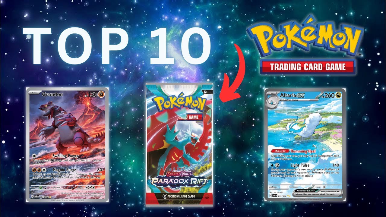Top 10 EXPENSIVE Paradox Rift Pok&eacute;mon Cards! #top10 #pokemon #paradoxrift #pokemoncards
