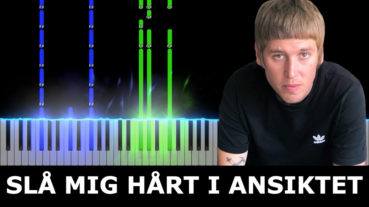 Slå mig hårt i ansiktet - Thomas Stenström | Piano Tutorial