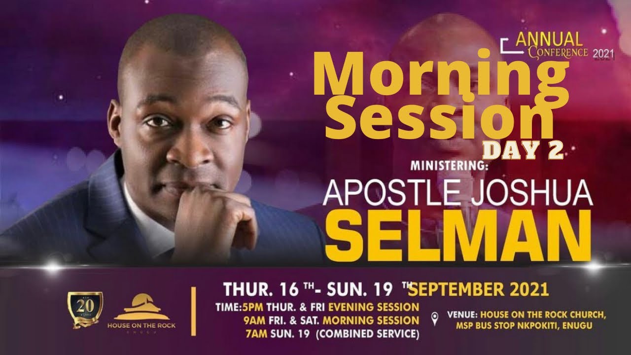 Hosting God Conference Day2 || Apostle Joshua Selman || House On The Rock Enugu.