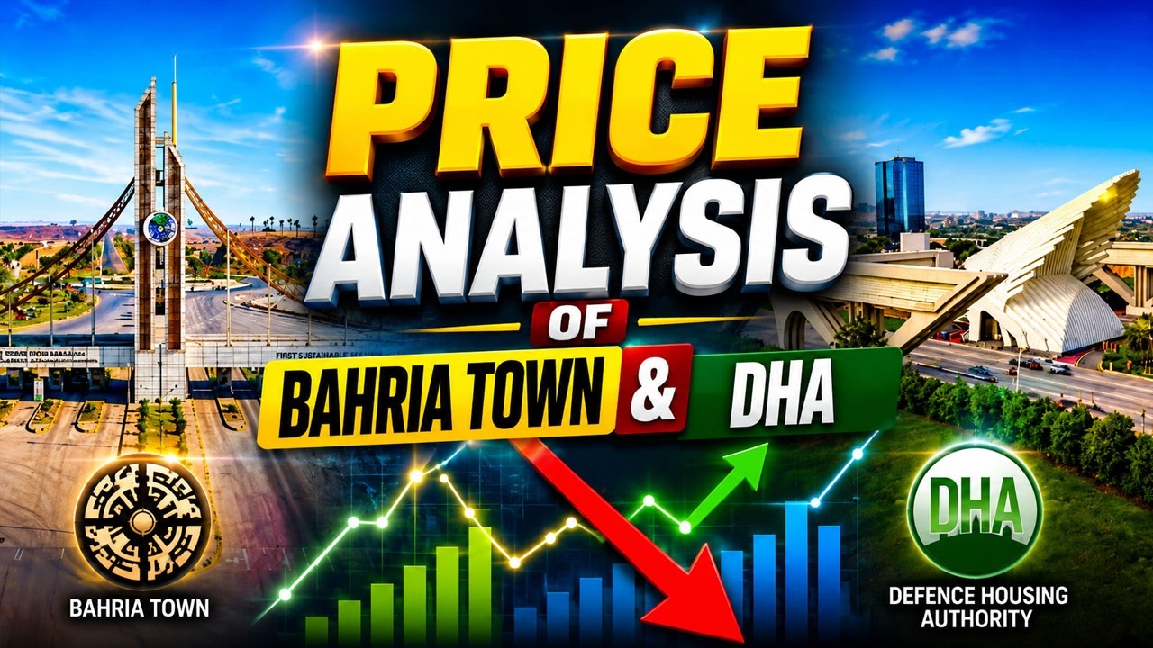 Price Analysis of Bahria Town & DHA #propertyinvestment#bahriatown  |Safe Investment in DHA City