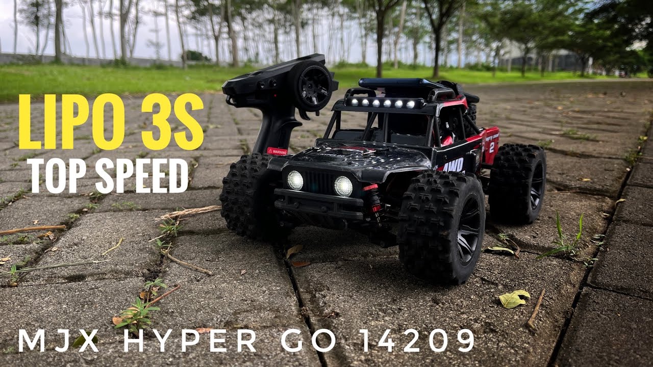 MJX Hyper Go 14209 Speed Test With 3S Battery