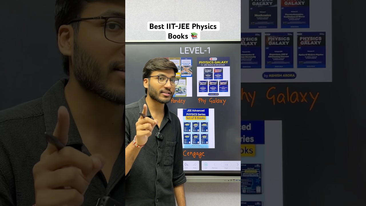 IIT-JEE Physics Books 📚 | JEE Main & Advanced #jee #motivation