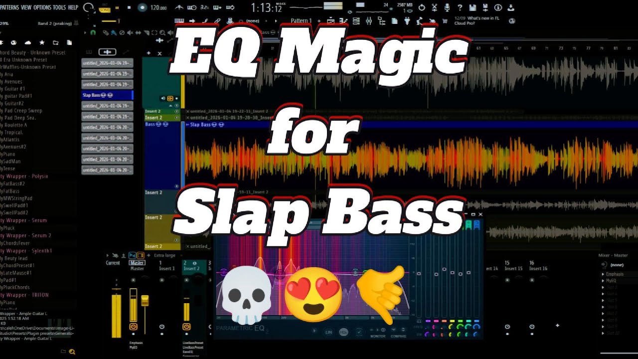 EQ Magic for a Slap Bass. Check out 💀😍🤙 