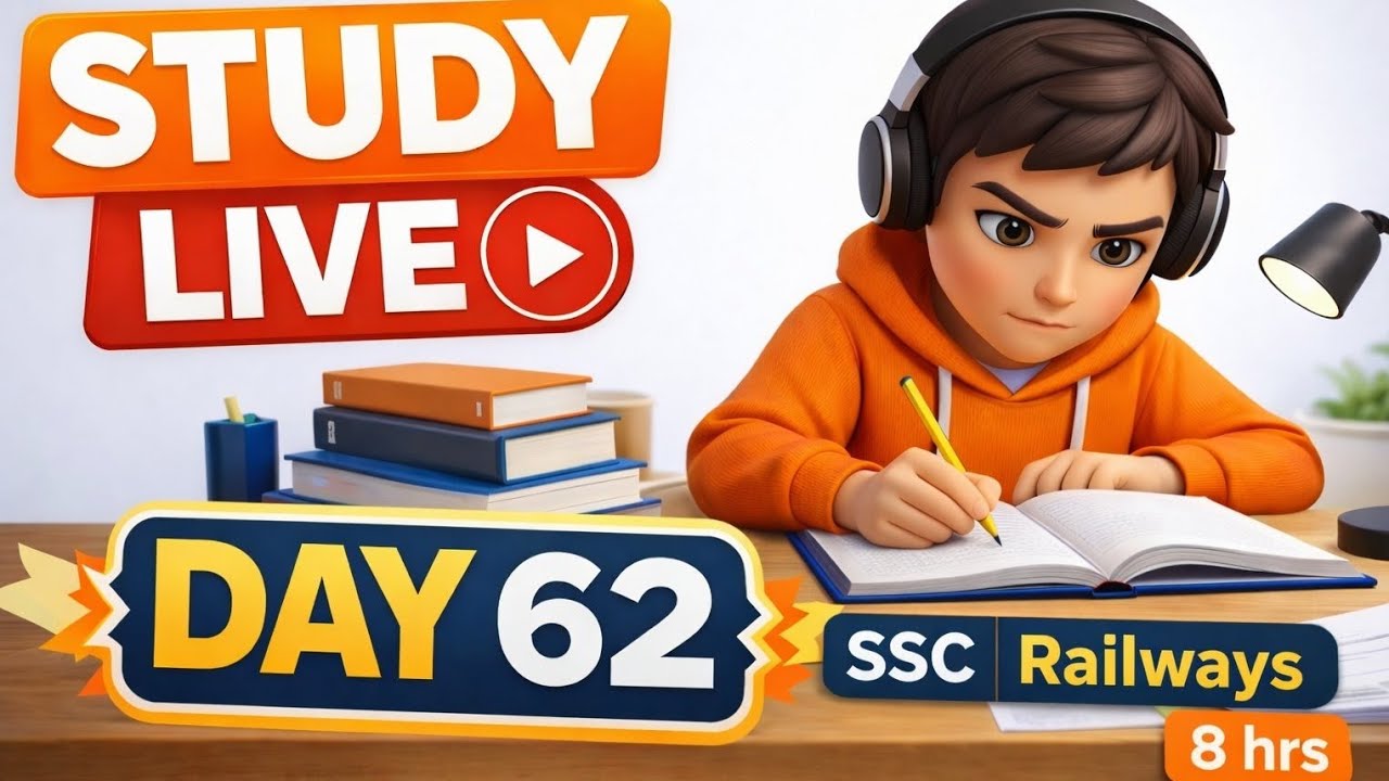 Day 62 | Discipline Creates Freedom 🔥 | Study With Me LIVE (8 Hours)