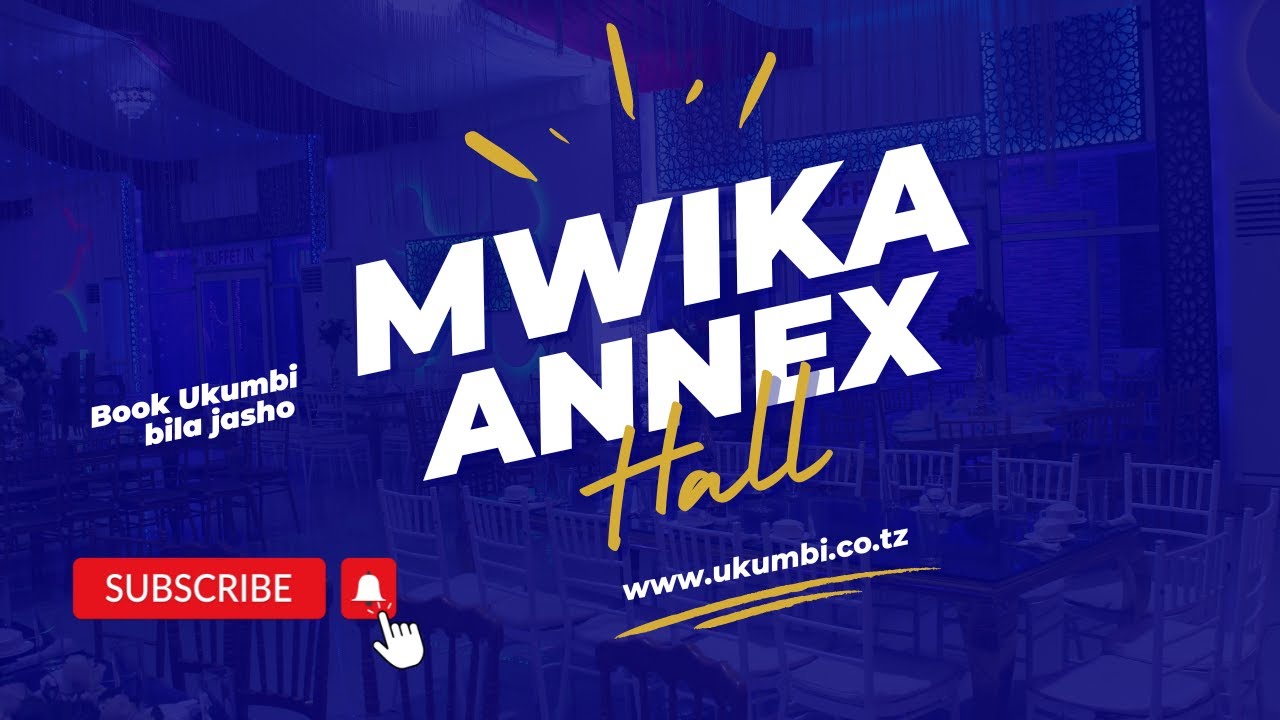 Mwika Annex Hall | Ukumbi wa kisasa kwa harusi, mikutano, send off  | ukumbi.co.tz