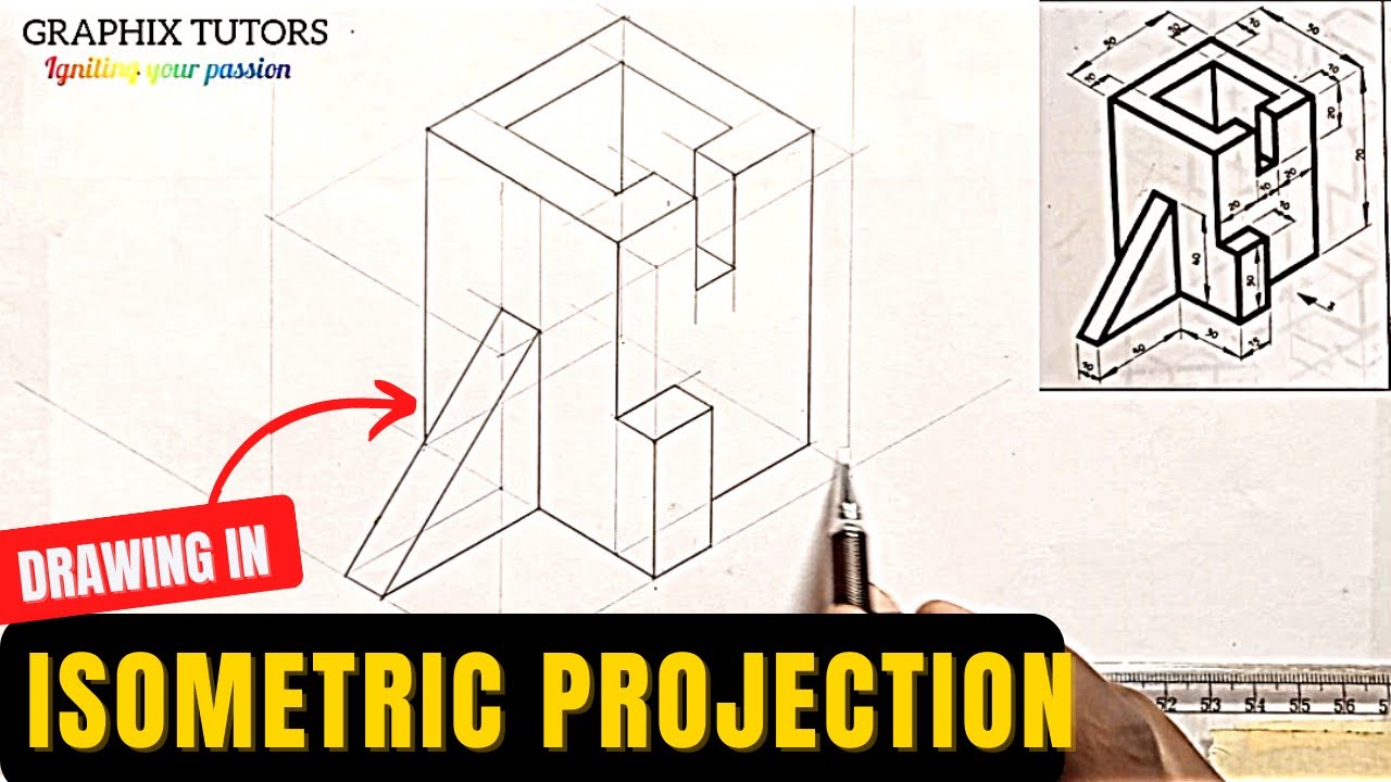 isometric projection _ iso planes  in JN GREEN _ TECHNICAL ENGINEERING DRAWING.