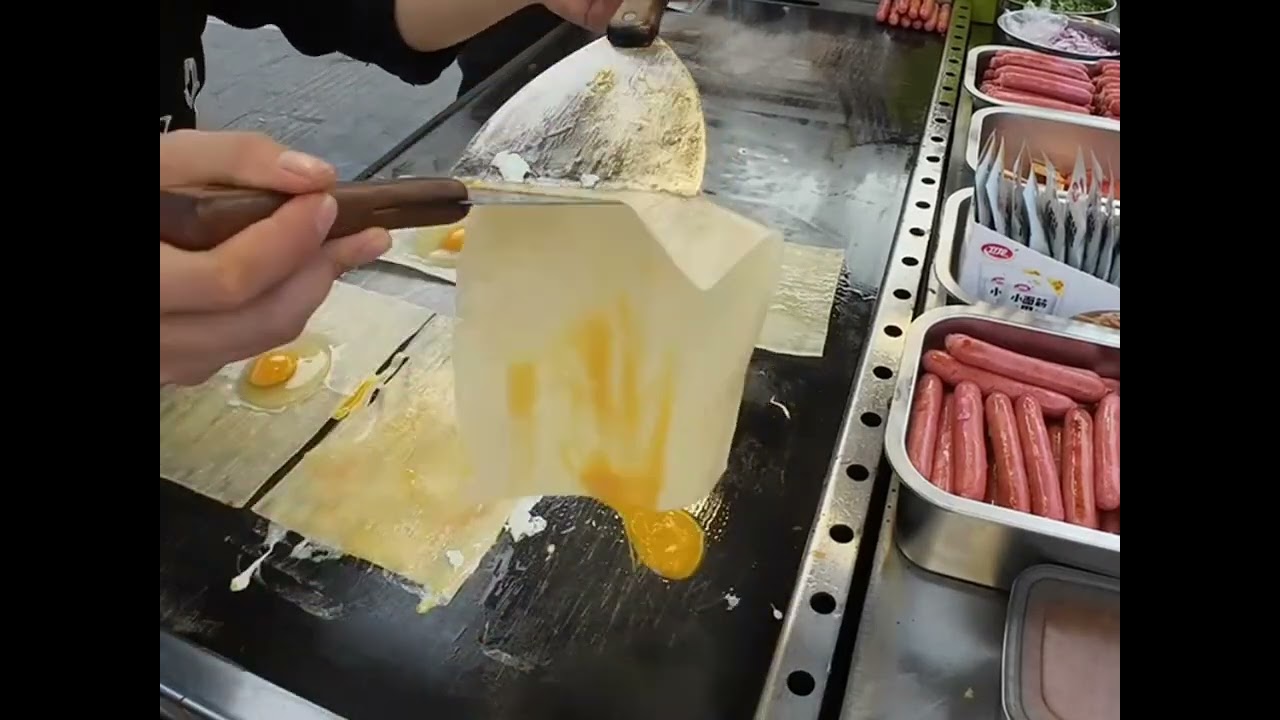 中國街頭美食：凉皮Chinese street food: Liangpi#streetfood #food #china