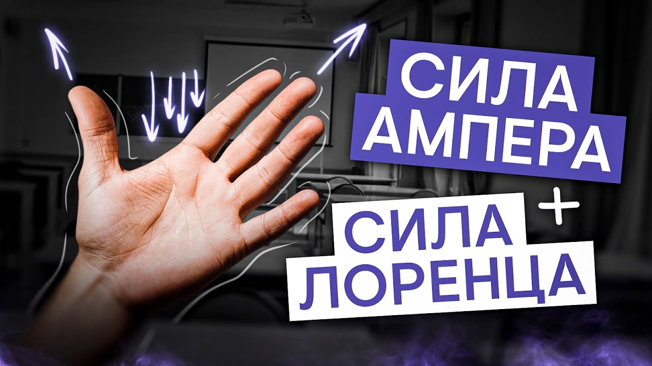 Сила Ампера и сила Лоренца. Правило левой руки на ЕГЭ по физике | Артём Вольт | ЕГЭ 2025 | СМИТАП