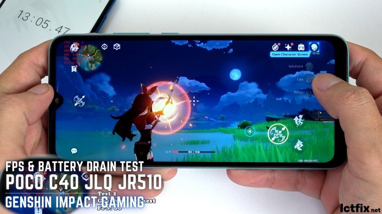 Poco C40 Genshin Impact Gaming test | JLQ JR510, 4GB RAM