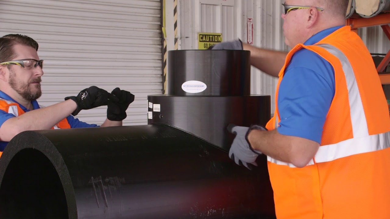 Large Diameter Electrofusion Saddle Installation