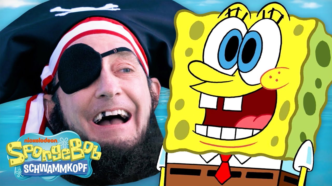 SpongeBob | ALLE 'Pirat Patchy' Szenen 🏴‍☠️ | 60-Minuten-Compilation | SpongeBob Schwammkopf
